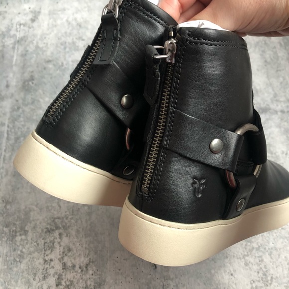 Frye Lena Harness Leather Booties - Picture 5 of 7